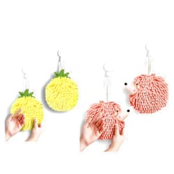 Sophie & Panda Fruit Themed 4-Pack Hand Towel Bundle