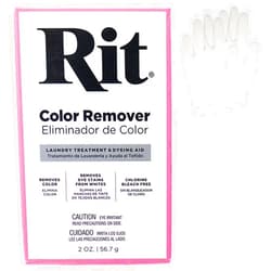 Craft County All Purpose Concentrated Rit Dye Powder Single Pack with Plastic Gloves for Clothing, Décor, and Crafts – Color Remover
