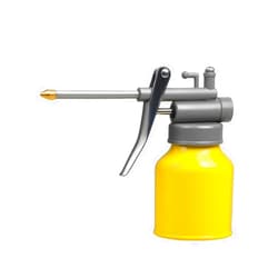 Norkmdi Car Hand Pump Oiler Can, 8OZ Capacity High Pressure Metal Vehicle Pump Squirt Oiler with Long Flex Spout, Automotive Oil Sprayer, Universal for SUV Automobile Truck