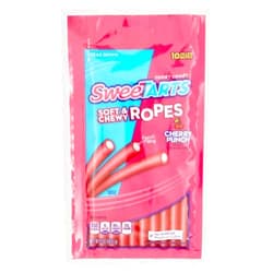 Sweetarts Candy, Soft & Chewy Ropes, Cherry Punch (Pack of 2)