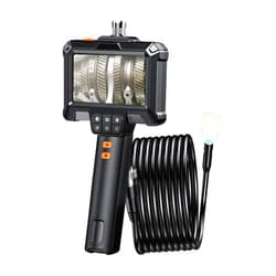 LIIAMOAR Borescope, Endoscope Camera with Light, 2.0 MP HD Inspection Camera, 4.3 inch IPS Screen 1080P HD, IP67 Waterproof Plumbing Snake Camera, 16.5ft Semi-Rigid Sewer Camera