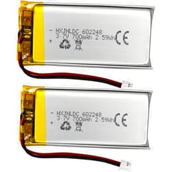 HXJNLDC 602248 3.7v Battery 700mAh for Sena SMH10 SMH10R SMH10D SMH10-11 SR10 Bluetooth Headset Battery Replacement fits Motorcycles Bluetooth Headset Intercom Built-in Battery