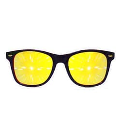 GloFX Ultimate Mirrored Line Diffraction Glasses - 3D Prism Rainbow Effect - Concert, Rave, and Music Festival Essential