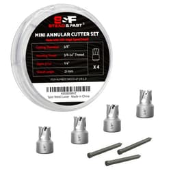 S&F STEAD & FAST Spot Weld Cutter Kit 4-Pack, 3/8