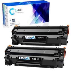 LxTek Compatible Toner Cartridge Replacement for Canon 128 CRG128 Toner Cartridgs Compatible with Canon ImageCLASS D530 D550 D550 MF4890DW MF4880DW MF4770N Faxphone L100 L190 Laser Printers (2 Black)