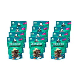 Taza Chocolate Organic Stone Ground 80% Dark Bark Snacking Thins, Coconut Almond, 4.2 Ounce (Pack of 12)