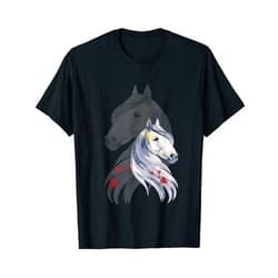 Pferde Mädchen Reiten Damen Bekleidung Horse women's for riders and horses girls riding T-Shirt