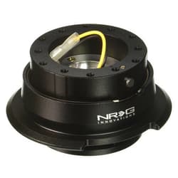 NRG Innovations SRK-280BK Quick Release Kit (Black/Black Ring)