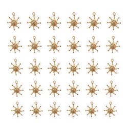 Ruwado 50 Pcs Sun Charms for Jewelry Making 1.9 x 1.6 cm Mini Metal Celestial Pendants for Necklace Bracelets Earring Keyring DIY Crafting Supplies