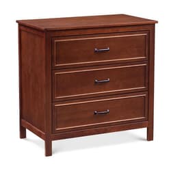 Davinci Charlie 3 Drawer Dresser - GREENGUARD Gold Certified Small Dresser w/Drawers Chest for Nursery - Bedside Nightstand - Wooden Cabinet for Bedroom, Living Room, Closet - Easy Assembly, Espresso