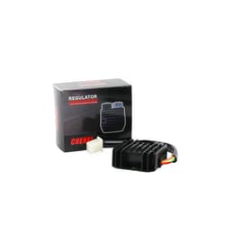 ChenXL Universal 12V 4-Wire Full-Wave Voltage Regulator Rectifier - Compatible with GY6 Scooters, ATVs, UTVs, Golf Carts, Lawn Mowers, Dirt Bikes, Motorcycles, and DIY Engines (Magneto up to 100W)