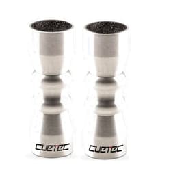 Cuetec Billiard/Pool Cue Accessory: Bowtie 3-in-1 Billiard Cue Tip Tool (Scuffer, Shaper and Aerator), Pack of 2