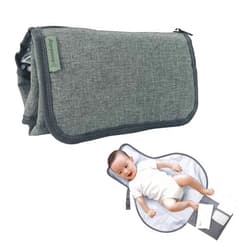 Dreambaby Fold and Go Baby Changing Pad - Portable Diaper Changing Pad - Organizer Pockets, Cushioned, Foldable Changing Mat Fits in Diaper Bag for Easy On the Go Diaper Changing Pad, Great for Travel