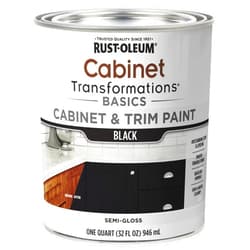 Rust-Oleum Home Rust-Oleum 372012 Transformations Basics Cabinet & Trim Paint, Quart, Black