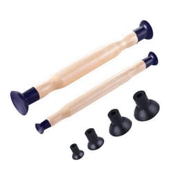 WINTOWIN Valve Lapper Tool Set for Vehicle Oil Systems Maintenance and Repair,Double Ended Valve Hand Lapping Grinding Sucker Kit with 4 Suction Plates