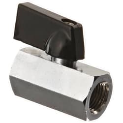 Kingston Valves Kingston KMBVF Series Brass Mini Ball Valve, Lever, 1/4