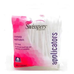 Swisspers Cotton Swabs 80 Count Cosmetic Applicators (3 Pack)