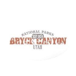 CafePress Bryce Canyon National Park UT Oval Car Bumper Sticker(10-Pack)