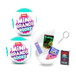 Mini Brands Books (2 Pack) by ZURU Real Miniature Book Brands Collectible Toy, Capsules of 5 Mystery Miniature Books with Real readable Pages and Accessories for Kids, Teens, Adults