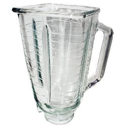 Blendin 5 Cup Square Top Glass Jar Replacement Part. Compatible with Oster and Osterizer Blenders