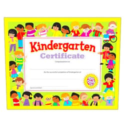 TREND enterprises, Inc. Kindergarten Certificate, 30 ct