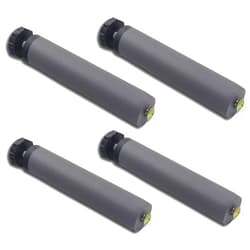 GenSDH Set of 4 Metal Bed Support Legs, Cold Rolled Steel Furniture Legs, Cylindrical Support Legs, Accessories for Chair, Armchair, Sofa, Wardrobe, Coffee Table, Adjustable (Size : 24cm) (25cm)