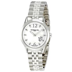 Raymond Weil Women's 5670-ST-05985 Freelancer White Mother-of-Pearl Dial Watch