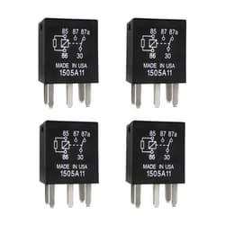 Sylvil 4 PCS Power Relay, 5 Pin Multi Purpose Auto Fuel Pump Relay, G8V-RH-1C7T-R-DC12 Automotive Relay, High Performance Electrical System Electromechanical Relay Replacement