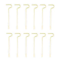 Bandelt 12 Pack Bedroom/Bathroom Door Emergency Key Compatible with Kwikset Interior Emergency Key