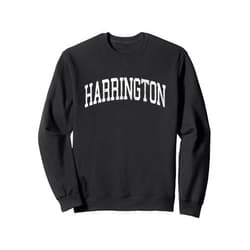 Harrington Maine T-Shirts & Sweatshirts Harrington Maine ME Vintage Athletic Sports Design Sweatshirt