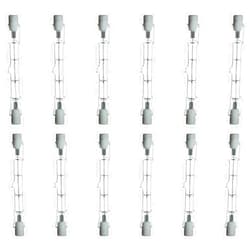 Sunlite Q150T3/CL/S/12PK Halogen 150W 120V T3 Double Ended Capsule Light Bulbs (12 Pack), Clear Finish