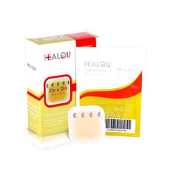 Healqu 20-Pack Hydrocolloid Dressing 2x2 Inch - Sterile Adhesive Bandages for Bed Sores, Abrasions, and More - Waterproof and Absorbent Hydrocolloid Patches with Protective Wound Barrier by Healqu Standard 2x2 Inch (Pack of 20)