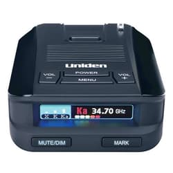 Uniden DFR9 Super Long Range Laser and Radar Detection, Built-In GPS for Red Light Cameras and Speed Camera Alerts, Easy to Read Full Color OLED Display