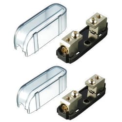 SIGANDG Mini ANL Fuse Holder Midi Fuse Holder Auto Parts Inline Fuse Holders for Automotive Marine （2 Pcs）
