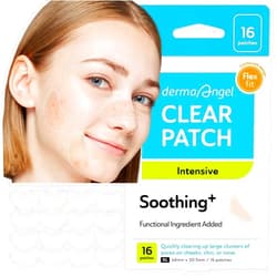 DERMA ANGEL Large Pimple Patches for Nose Chin and Forehead Pores Breakout and Spot Treatment - Acne Patches for Face Hydrocolloid Acne Patches Zit Patches for Face Big Pimple Patches - 16 Patches XL