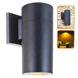 ZUUKOLE Outdoor Wall Light, Exterior Lighting - ETL Listed, Die-cast Aluminum Anti-Rust Waterproof Wall Mount Cylinder Design – 1-Direction Up or Down Light Fixture for Porch, Garage, Doorway or Patio