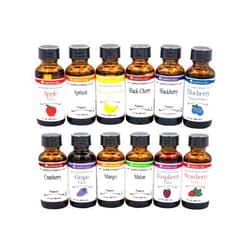 LorAnn Oils LorAnn Super Strength Pack #1 of 12 Fruity Flavors in 1 ounce bottles