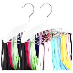 Resovo Tank Top Hanger with Premium Wood, 24 Large Capacity, Space Saving,360 Degree Rotating, Foldable Metal Hooks, Tank Tops
