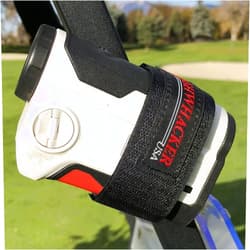 Bushwhacker Magnetic Rangefinder Strap for Golf Cart Railing – Adjustable Mount Holder Band with Strong Magnets Securely Attaches to Rail Bar or Frame for Quick Access on The Course