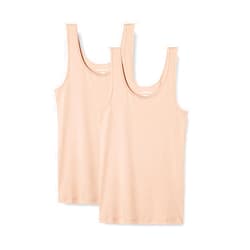 Amazon Essentials Women's Slim-Fit Tank, Pack of 2
