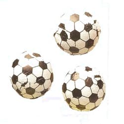 Niagara Chocolates Chocolate Foil Soccer Balls (1 Lb - Approx 83 Pcs) by Niagara Chocolates