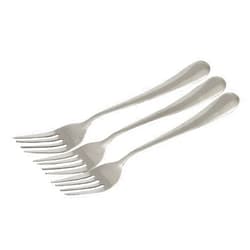 Chef Craft Heavy Duty Dinner Fork Set, 7.5 inches in Length 3 Piece Set, Stainless Steel