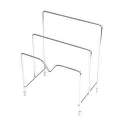 BLACKNANA Stainless Steel Lid Rack n Cutting Board Holder Organizer For Kitchen