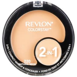 Revlon ColorStay 2-in-1 Compact Makeup & Concealer, Natural Beige