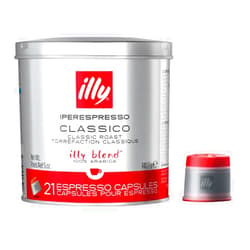 illy Coffee iperEspresso Capsules - Single-Serve Coffee Capsules & Pods - Single Origin Coffee Pods – Classico Medium Roast with Notes of Caramel - For iperEspresso Capsule Machines – 21 Count
