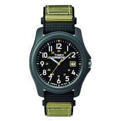 Timex Men's T42571 Expedition Camper Gray Nylon Strap Watch|Green|One Size