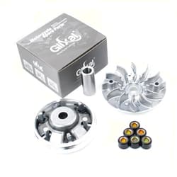 Glixal GY6 125cc 150cc Variator Kit, Front Clutch Drive Pulley with 13g Roller Weights for 152QMI 157QMJ Scooter Moped ATV Go-Kart UTV