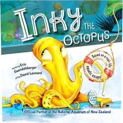 Erin Guendelsberger,David Leonard Inky the Octopus: The Official Story of One Brave Octopus' Daring Escape (Includes Marine Biology Facts for Fun Early Learning!)