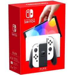 PURTCH Newest 2022 Model Switch OLED Display with White Controllers and Dock - 7