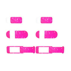 Worldbnr Webcam Cover Pink (6 Pack),Ultra-Thin Webcam Cover Blocker for MacBook, iMac, Laptop, Desktop, Pc, iPad, iPhone, Smartphone Protect Your Visual Privacy and Security (Pink)